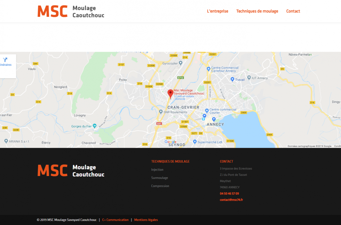 Nouveau site web pour MSC !