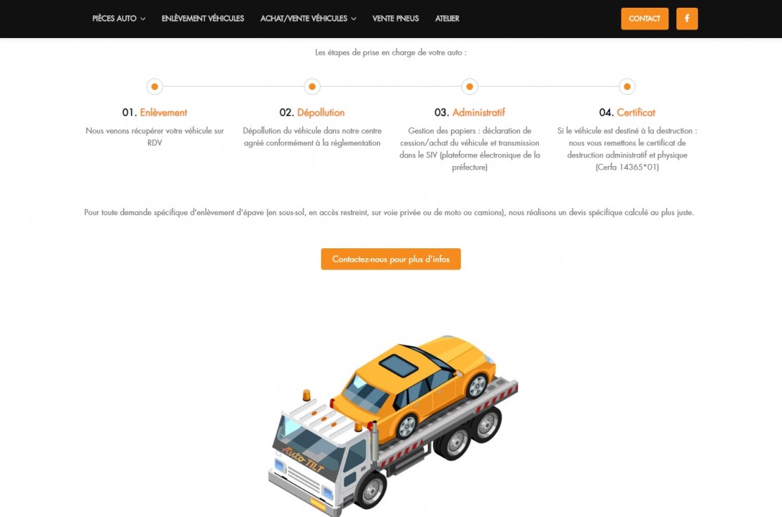Nouveau site internet pour AUTO-TILT