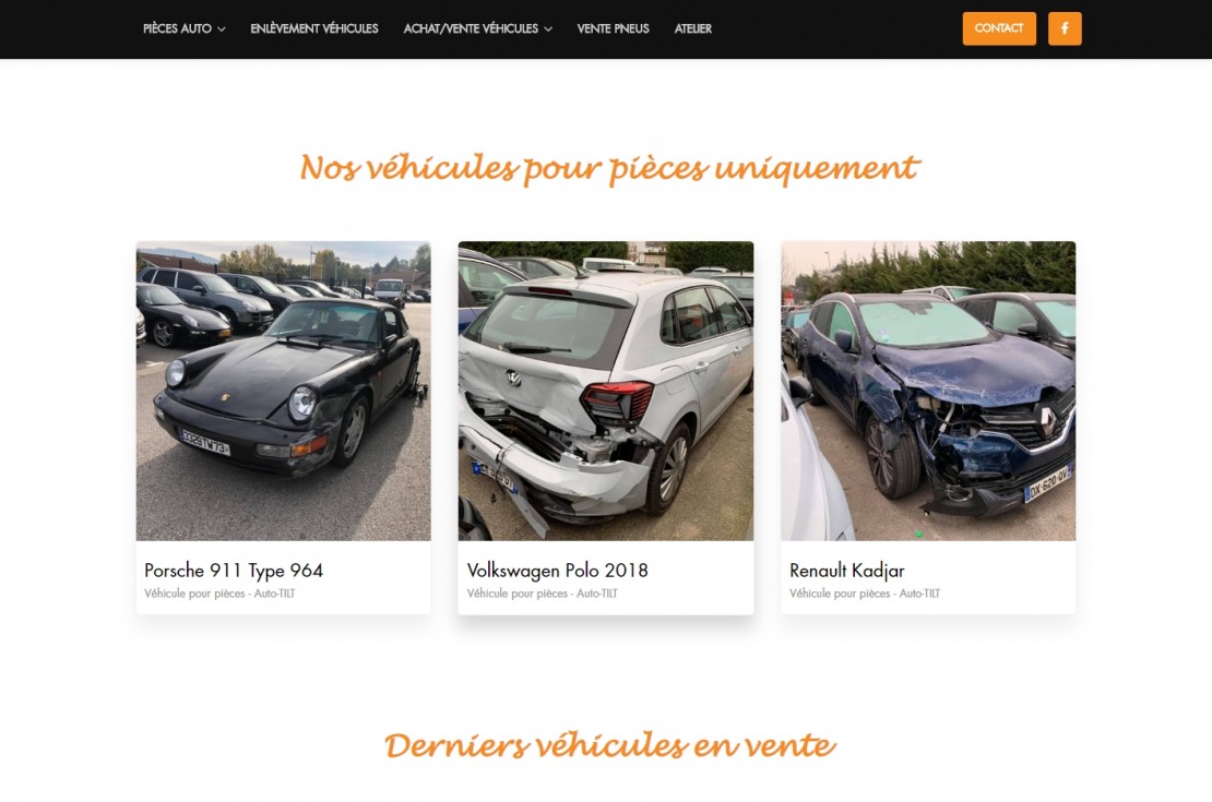 Nouveau site internet pour AUTO-TILT