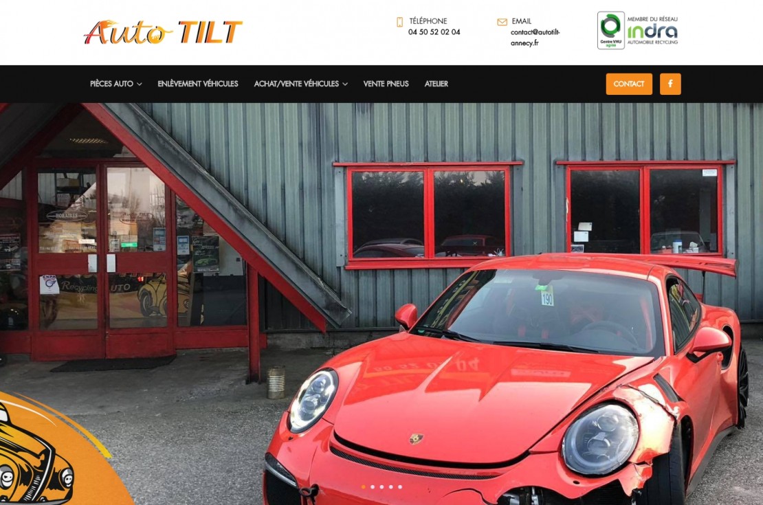 Nouveau site internet pour AUTO-TILT