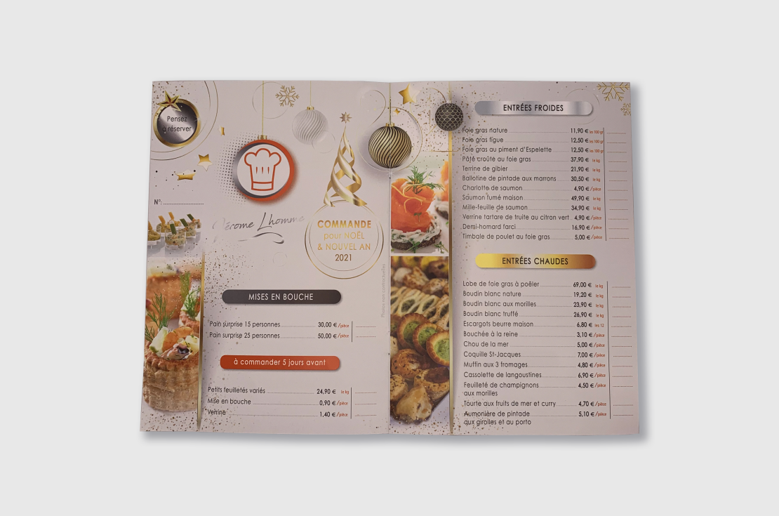 Pour les Fêtes, Facilitez-vous la prise de commandes !