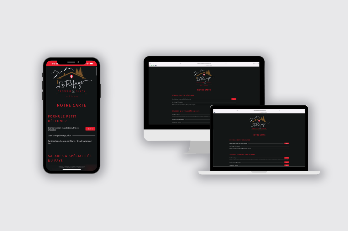 Nouvelle saison, nouveaux Menus !