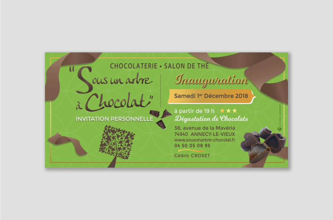L'identité visuelle de "Sous un arbre à Chocolat" 🍫