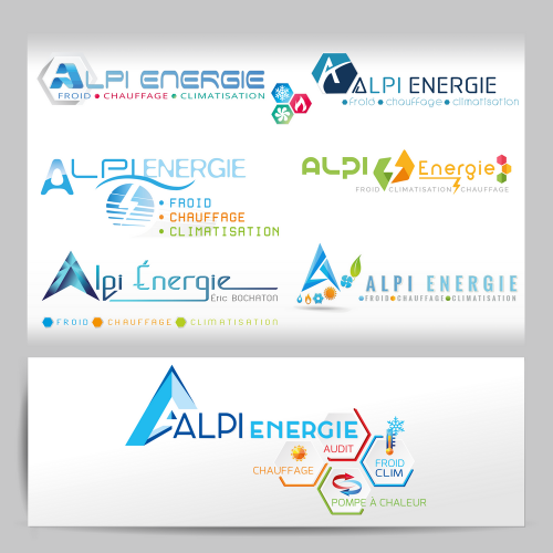 Propositions de logos - Alpi Energie / C+ Communication