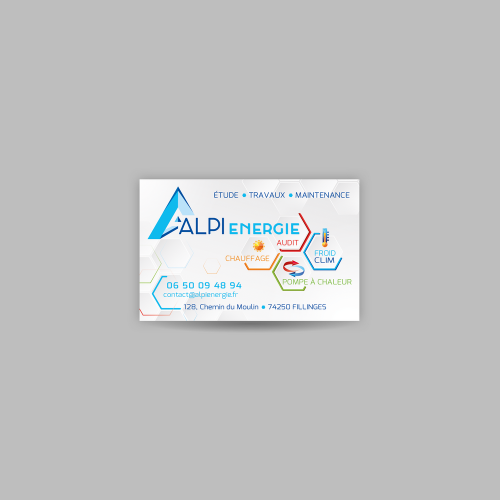 Carte commerciale - Alpi Energie / C+ Communication
