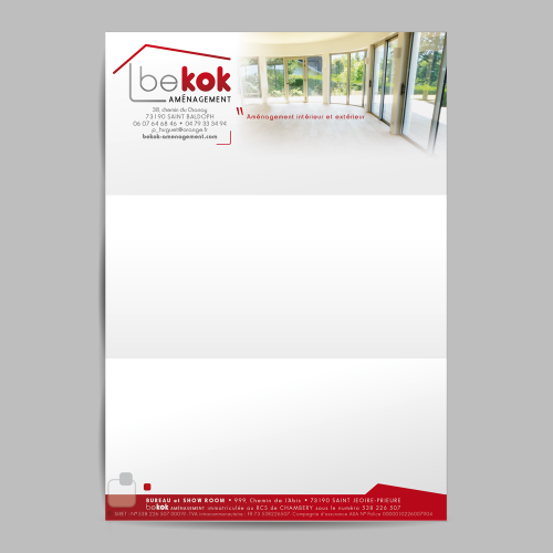 Tête de lettre - Bekok Aménagement / C+ Communication