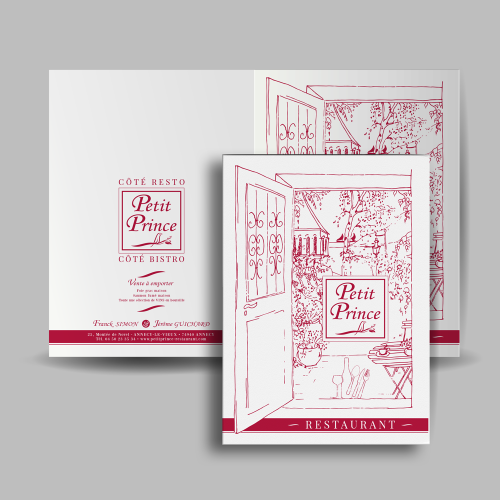 Porte menu - Le Petit Prince / C+ Communication