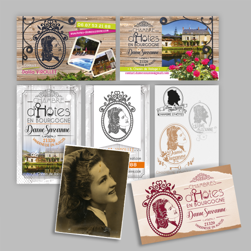 Propositions de logos - Chez Dame Suzanne / C+ Communication