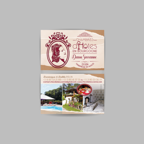 Carte commerciale - Chez Dame Suzanne / C+ Communication