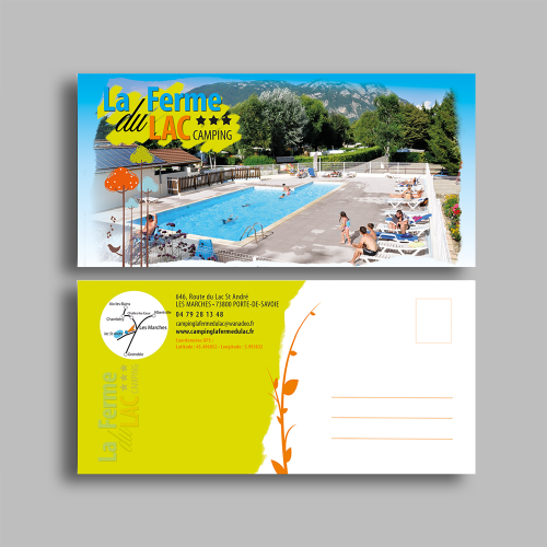 Carte de correspondance - La Ferme du Lac / C+ Communication