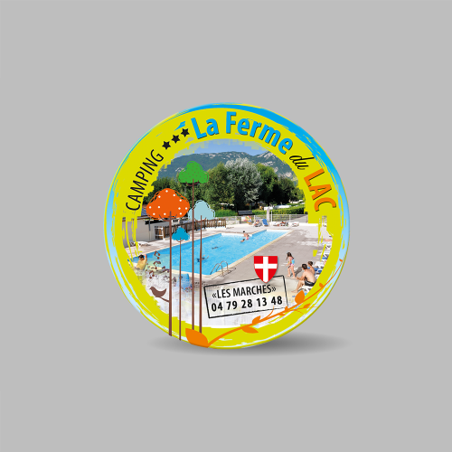 Adhésif - La Ferme du Lac / C+ Communication