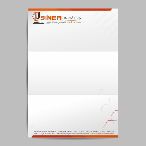 Tête de lettre - Usinéa / C+ Communication