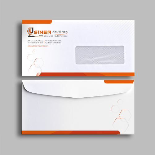 Enveloppe avec fenêtre - Usinéa / C+ Communication