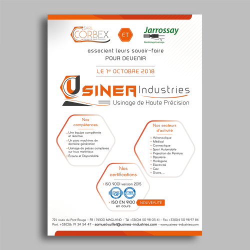 Courrier d'information - Usinéa / C+ Communication