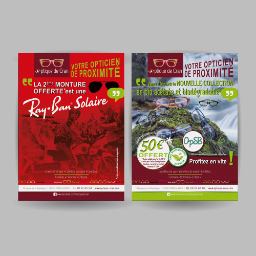 Flyer A5 - Optique de Cran / C+ Communication