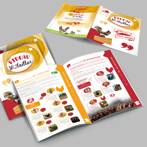 Brochure A4 - Rideau Volailles / C+ Communication
