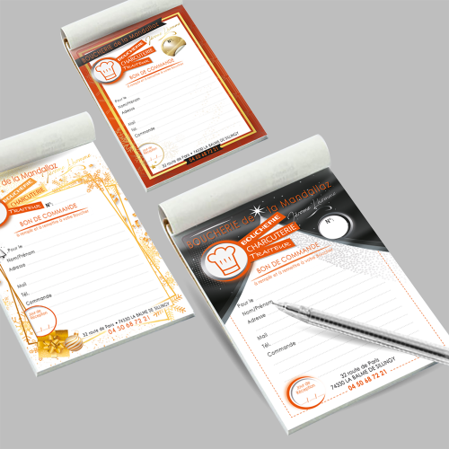 Bons de commande - Boucherie de la Mandallaz / C+ Communication
