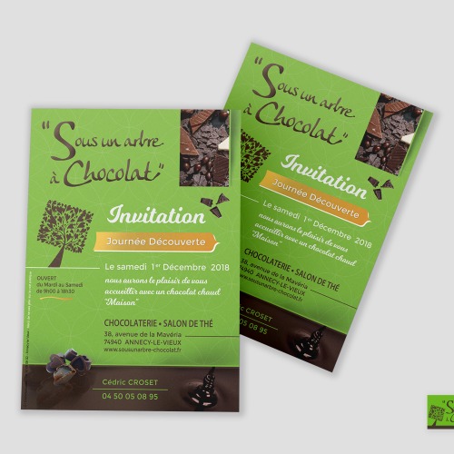 L'identité visuelle de "Sous un arbre à Chocolat" 🍫