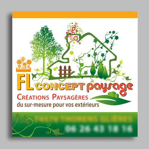 Panneaux de Chantier - FL Concept paysage / C+ Communication